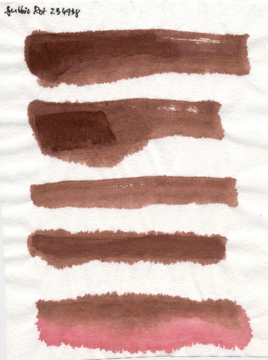 Kremer akvarel - Gubbio červená (plast, 3 x 1,8 x 1 cm)